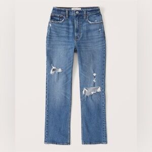 Abercrombie & Fitch Ultra High Rise Ankle Straight Jean | Size 29/8 short